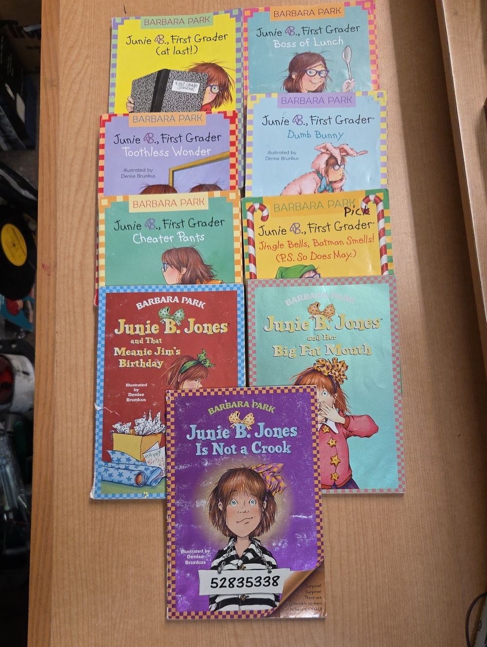 Lot of 9 Vintage Junie B Jones by Barbara Park Kids Chapter Paperback Books